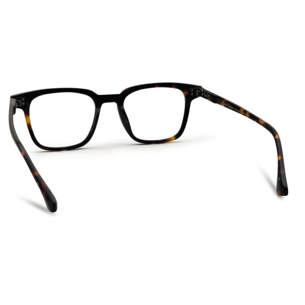 Tiger Print Square Shape Eyeglasses