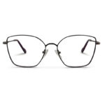 Purple Color Metal Eyeglasses For Women