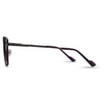 Purple Color Metal Eyeglasses For Women