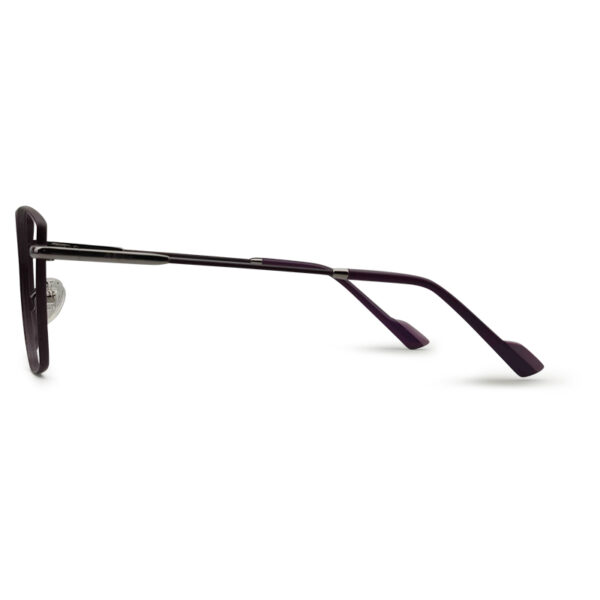 Purple Color Metal Eyeglasses For Women