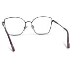 Purple Color Metal Eyeglasses For Women