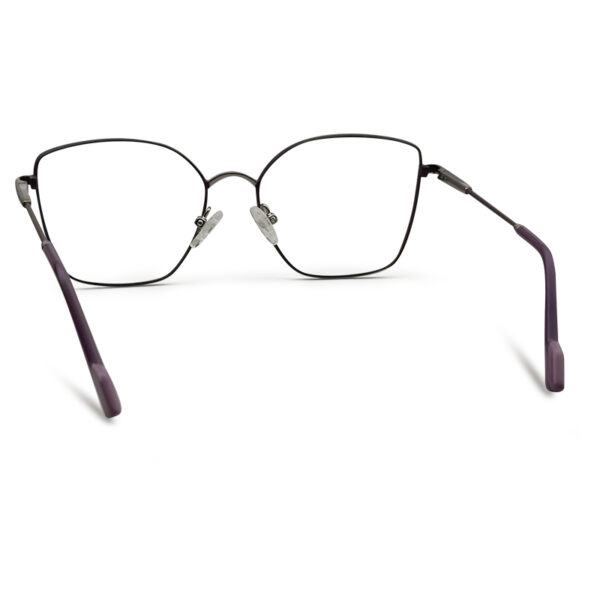 Purple Color Metal Eyeglasses For Women