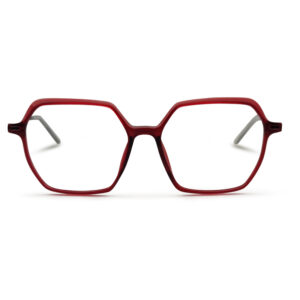 Red Color Unique Design Women Glasses