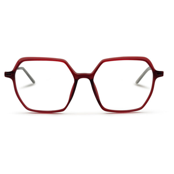 Red Color Unique Design Women Glasses
