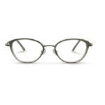 Green Transparent Cat Eye Shape Eyeglass