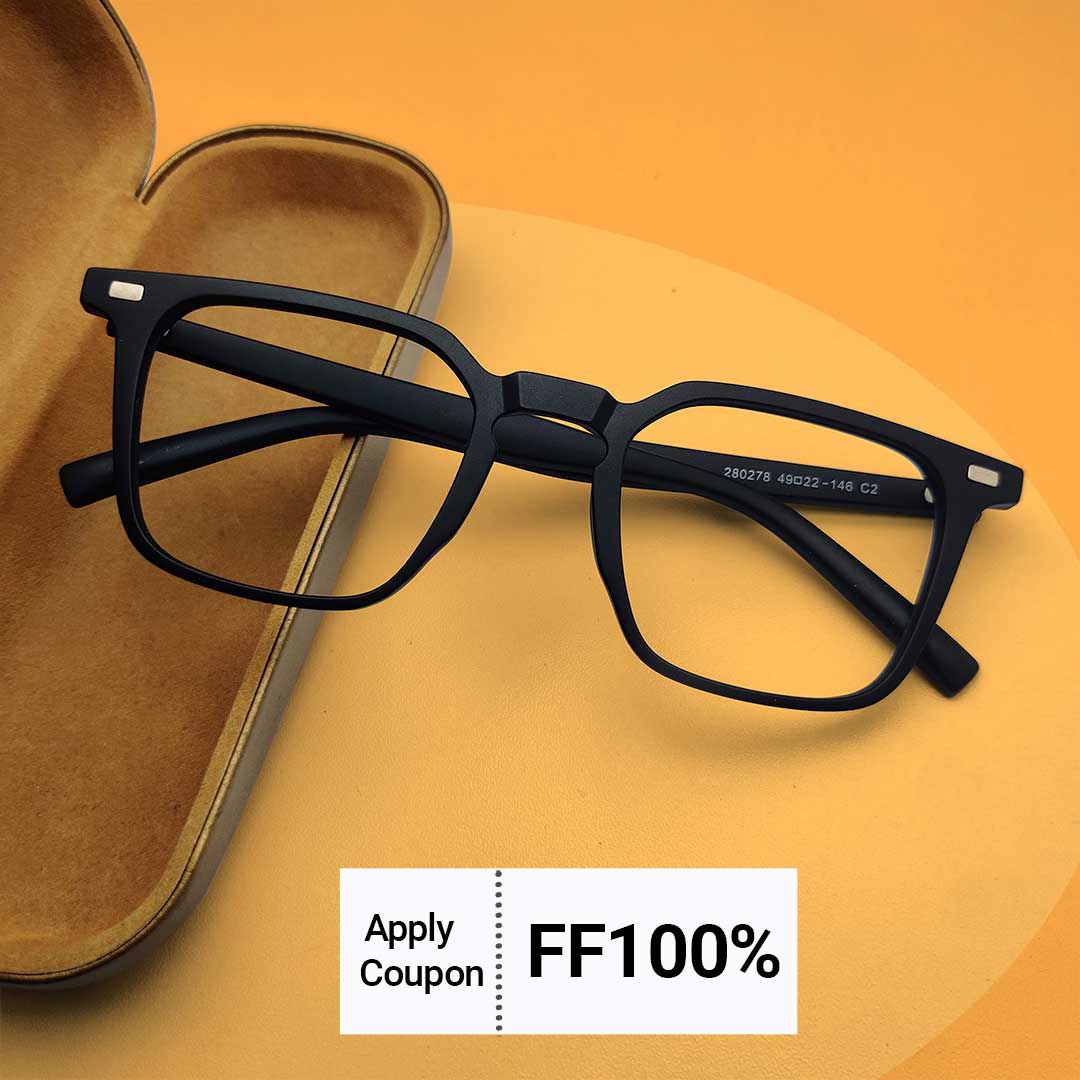 Trendy &amp; Comfortable Black Eyeglasses