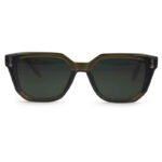 Olive Transparent Color Sunglasses
