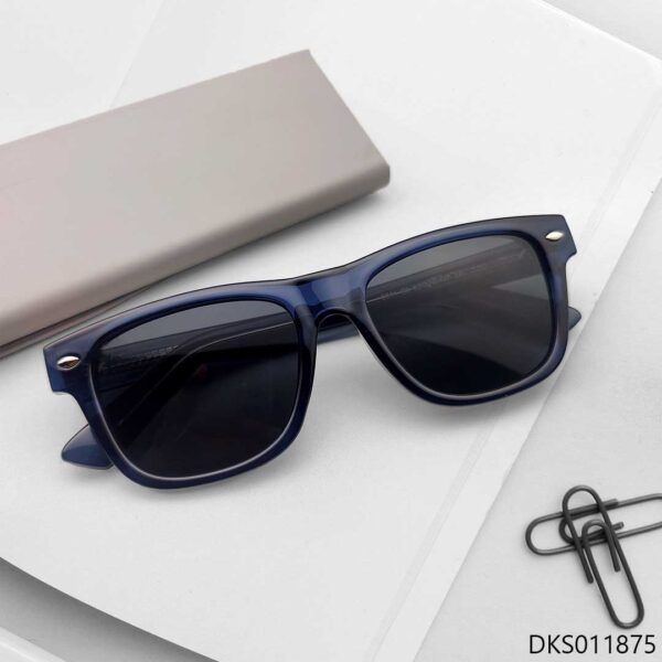 Purple Transparent Color Sunglasses