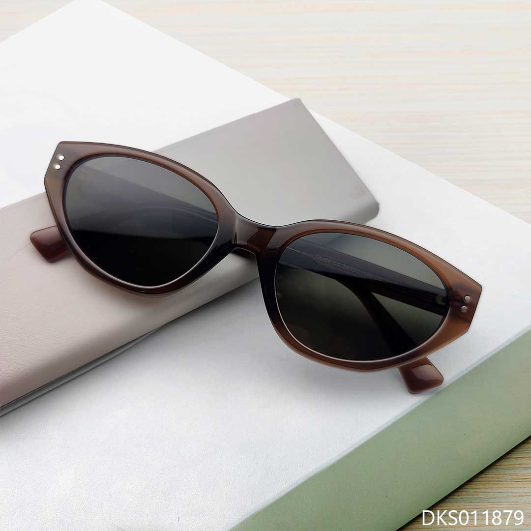 Brown Transparent Color Sunglasses
