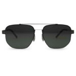 Double Bridge Metal Sunglasses