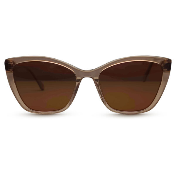 Brown Transparent Color Sunglasses