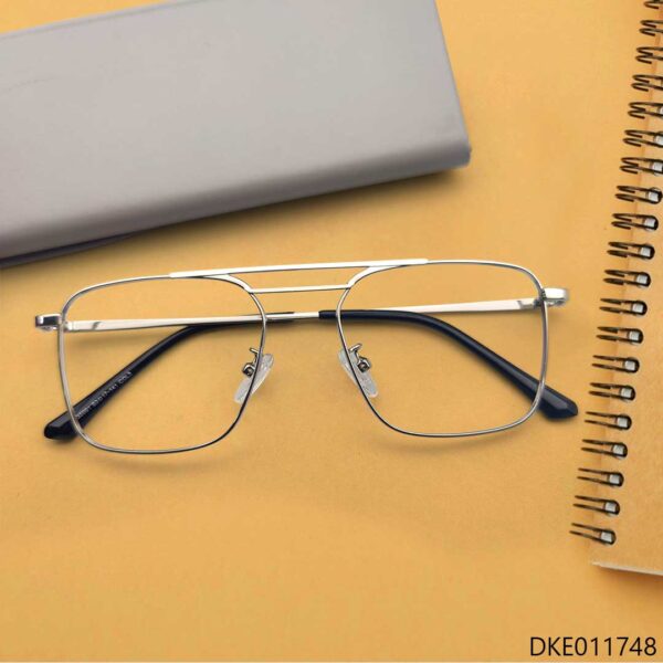 Double Bridge Metal Eyeglass