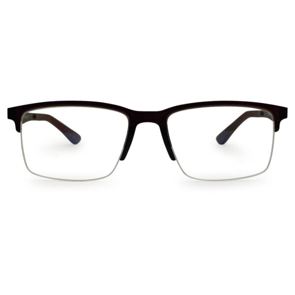 Stylish Half-Rim Eyeglasses