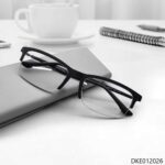 Half-Rim Black Color Stylish Eyeglasses