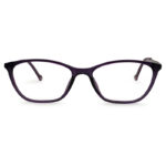 Purple Color Stylish Woman Eyeglass