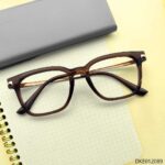 Brown Transparent Color Eyeglass