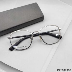 New Stylish Silver & Black Titanium Eyeglass