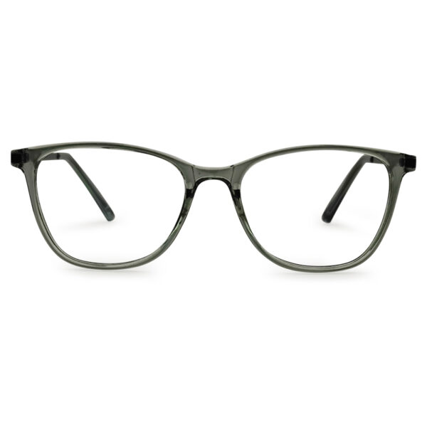 Green Transparent Women's Eyeglasses
