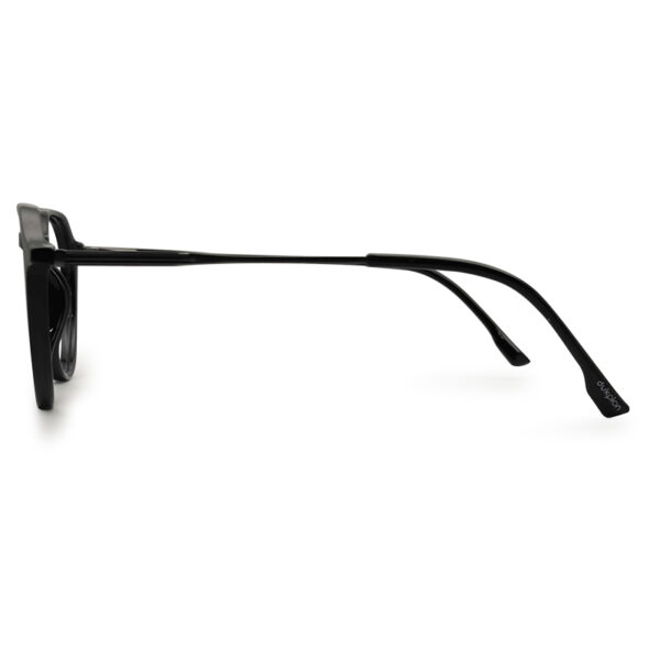 Black Color Semi Round Eyeglass