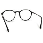 Black Color Semi Round Eyeglass