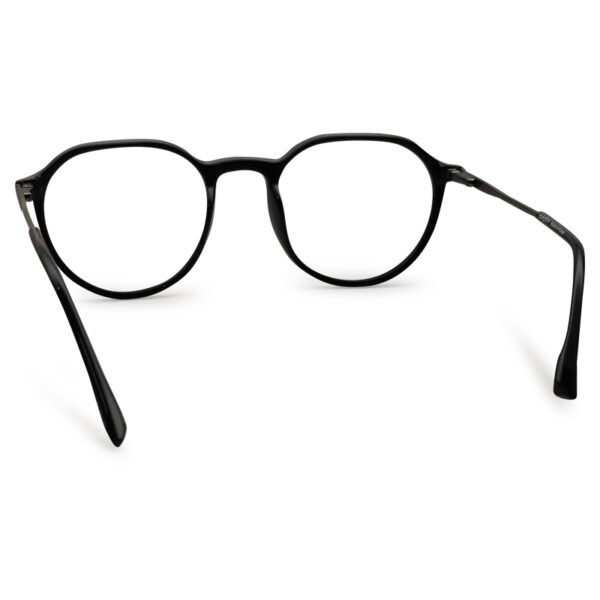 Black Color Semi Round Eyeglass