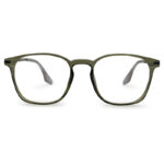 Sophisticated Olive Green Eyeglasses