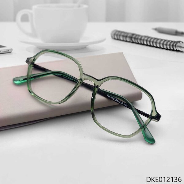 Green Transparent Stylish Eyeglasses