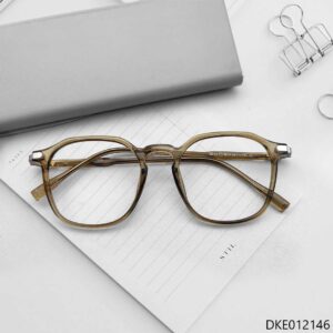 New Olive Transparent Eyeglasses
