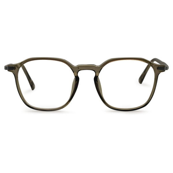New Olive Transparent Eyeglasses
