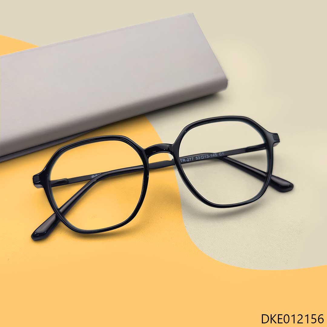 Black Color Round Shape Eyeglasses