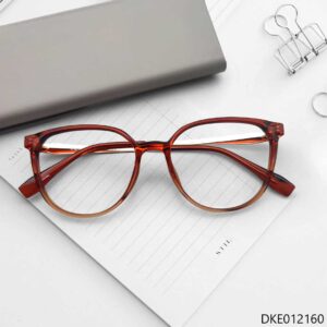 Red Transparent Color Eyeglass