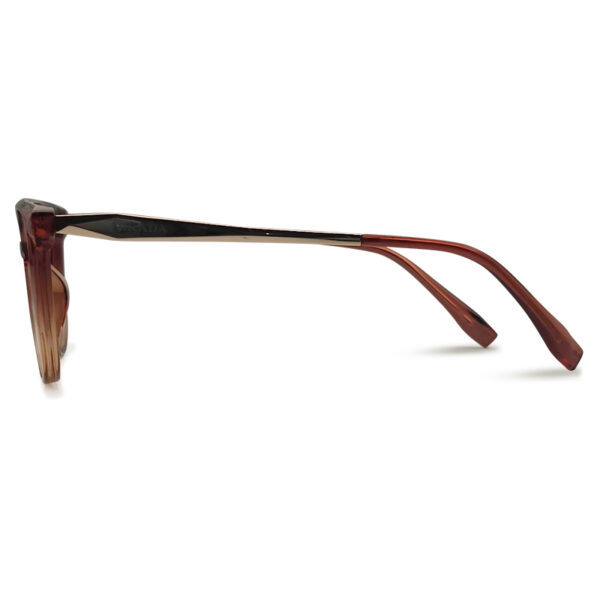 Red Transparent Color Eyeglass