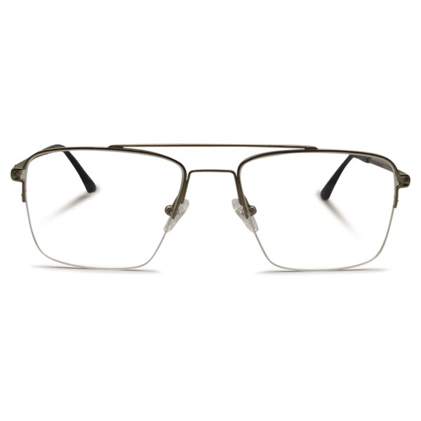 Golden Color Premium Double Bridge Eyeglasses