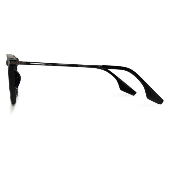 Black Color Semi Round Eyeglasses