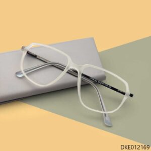 Transparent Color Unique Design Eyeglasses