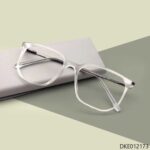 Fiber & Meta Mixed Square Eyeglasses