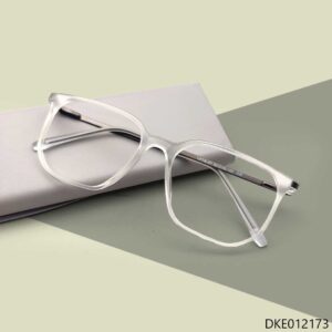 Fiber & Meta Mixed Square Eyeglasses