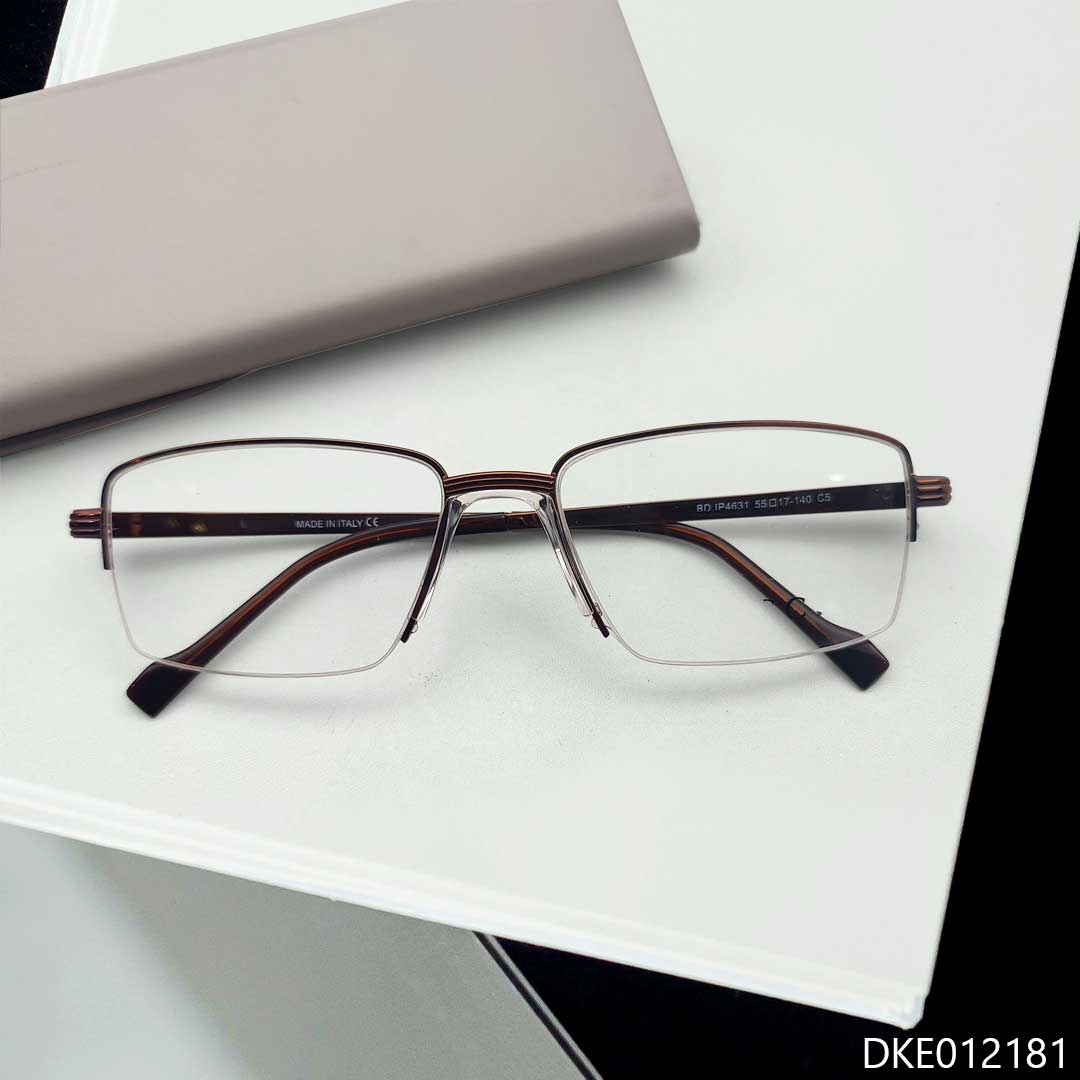 Premium Metal Halfrim Eyeglasses