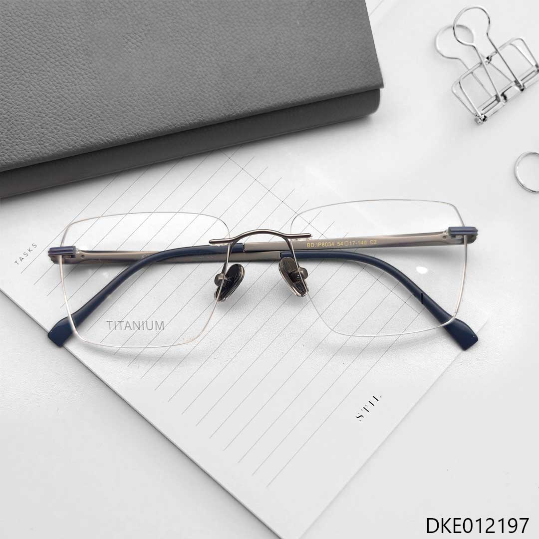 Luxury Titanium Built Rimless Eyeglasses