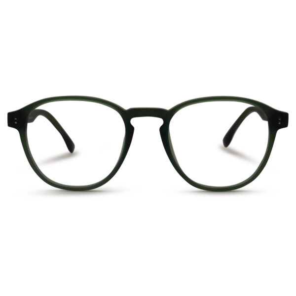 Green Transparent Color Eyeglass