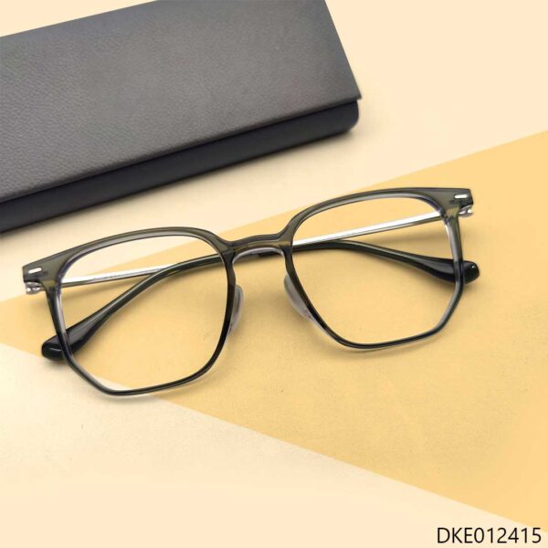 Olive Transparent Color Eyeglass