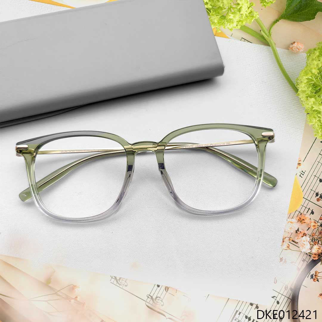 Mixed Transparent Color Eyeglass