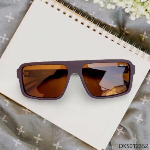 Brown Color Square Shape Sunglasses