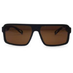 Brown Color Square Shape Sunglasses