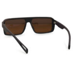 Brown Color Square Shape Sunglasses