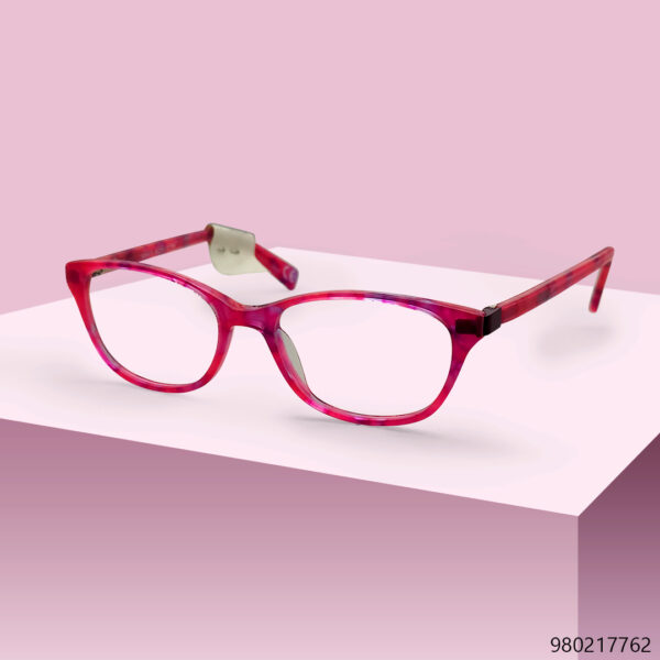 Cat-Eye Shape Pink Color Womens Eyeglasses