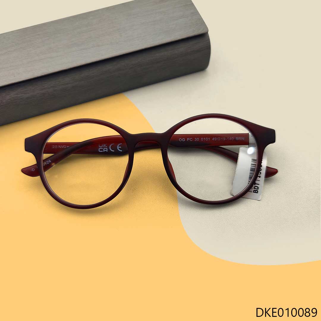 Round Shape Light Weight Womens Eyeglass
