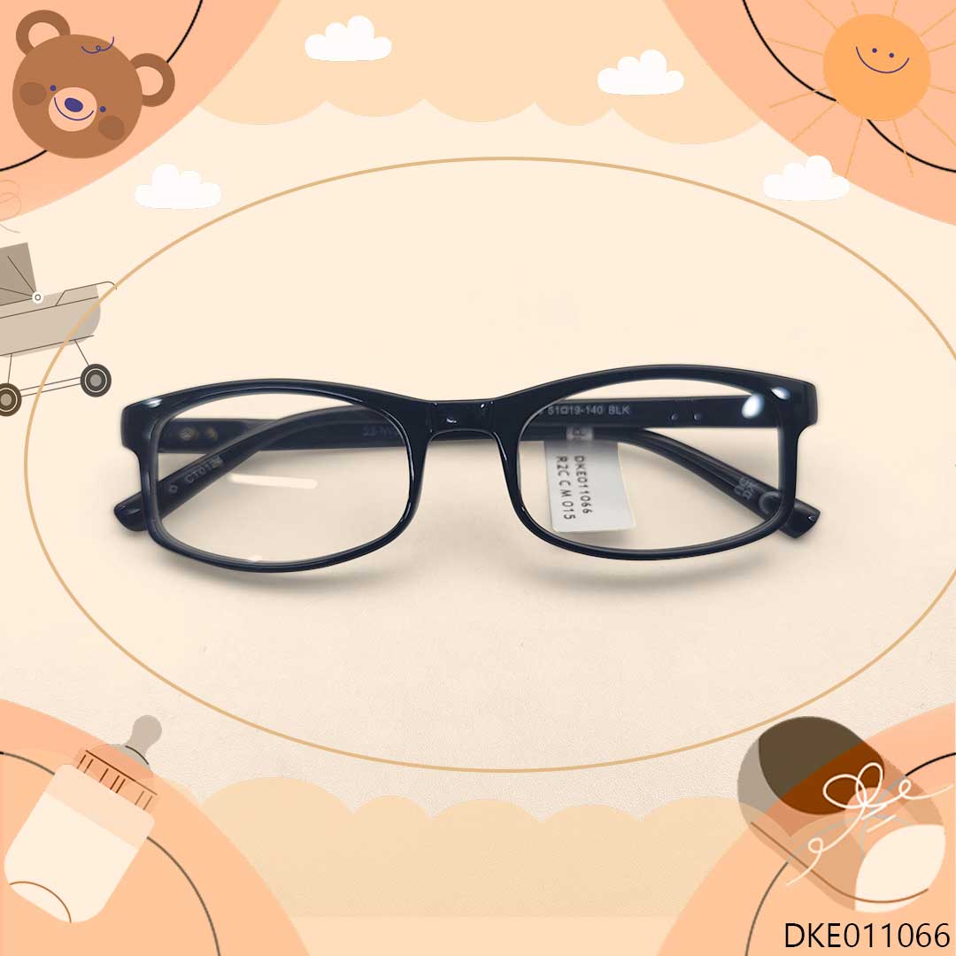 Black Color Glossy Finished Eyeglasses