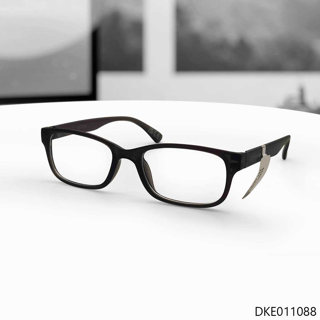 Classic Shape Light-weight Fiber Eyeglasses