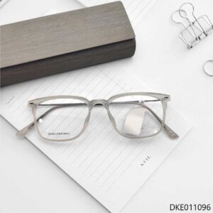 Fiber & Metal Mixed Transparent Eyeglass